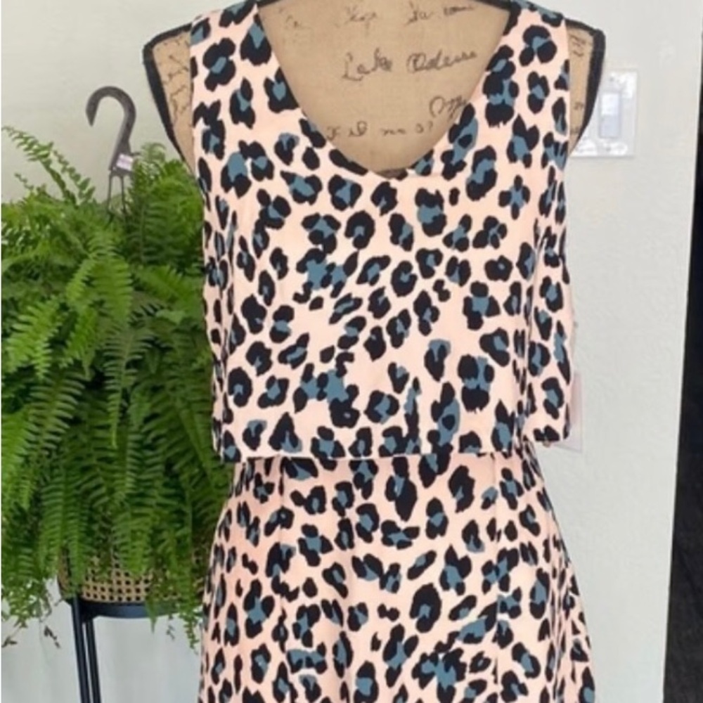 Nordstrom 1. State Leopard Dress Size XL